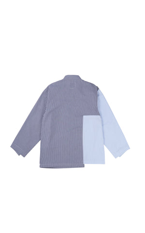 1. "IPMAN" Seersucker Cotton Shirt